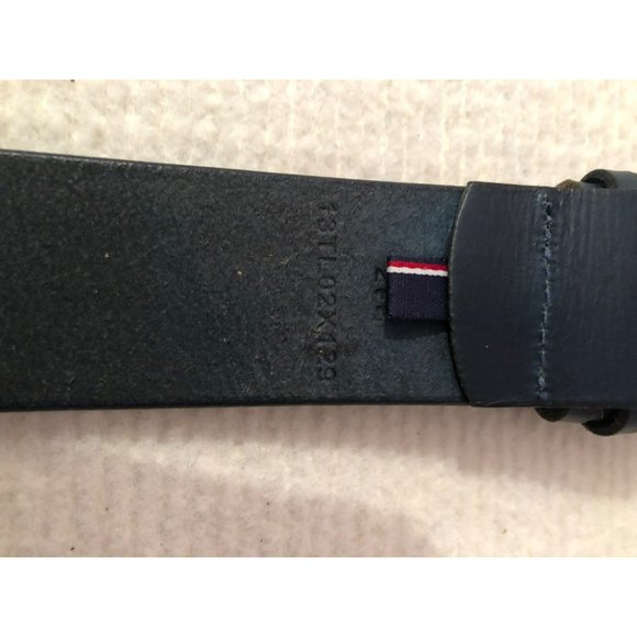 Tommy Hilfiger Dark Blue Belt Handcrafted 45" - Picture 4 of 4